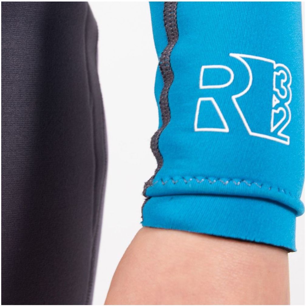 2025 Gul Junior Response 3/2mm Flatlock Back Zip Wetsuit RE1322-C1 - Grey / Blue